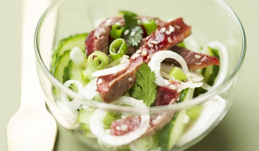 Salade de b&oelig;uf aux 7 parfums