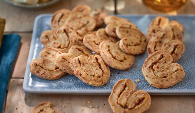 Palmiers apéritifs fromage-oignon — vue 2