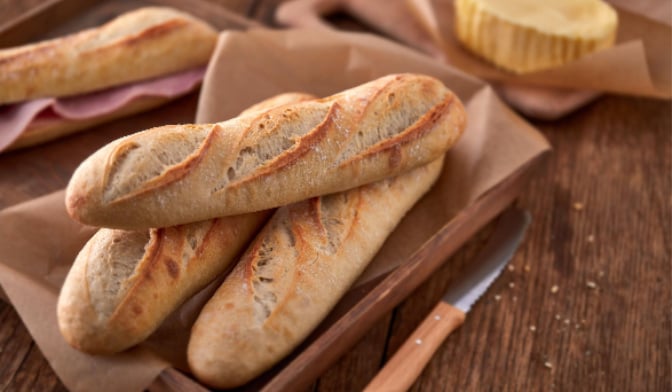 2 petites baguettes de campagne — vue 2