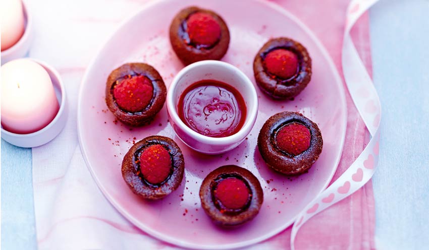 Petits d&eacute;lices de satan aux framboises et piment d&rsquo;Espelette