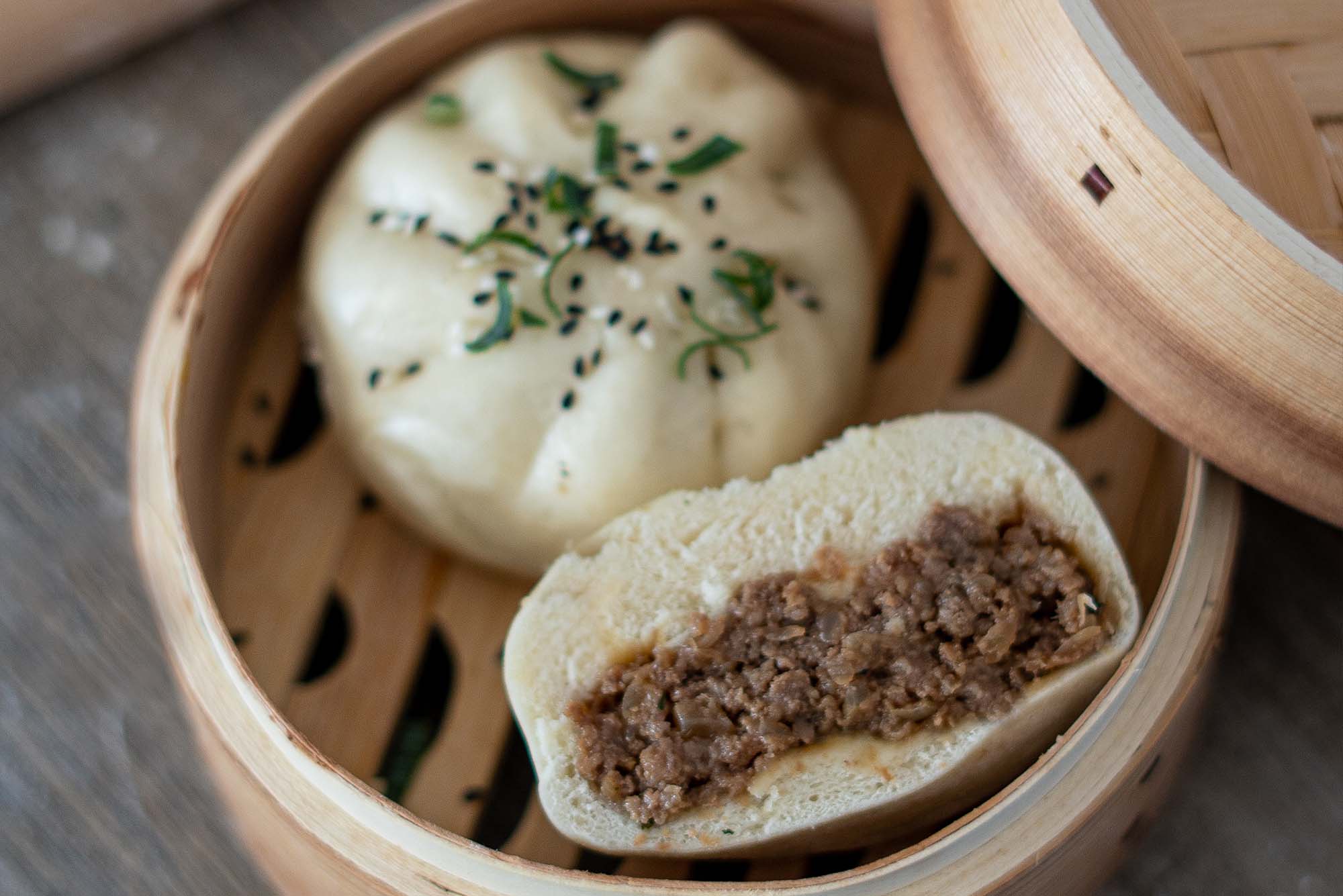 Bao au b&oelig;uf & oignons