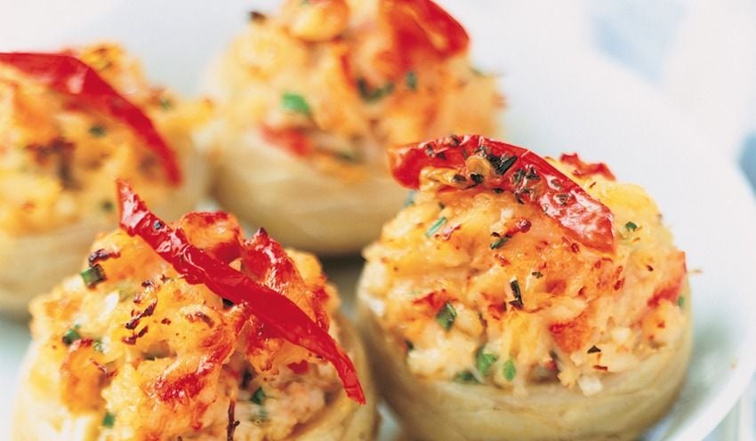 Artichaut farci au crabe