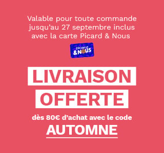 Livraison offerte d&egrave;s 80&euro; d'achat avec le code automne