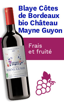Blaye côtes de bordeaux bio château mayne guyon