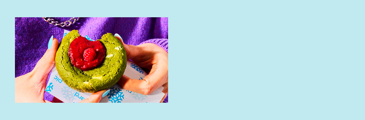 Cookie Vibes, le matcha version street food