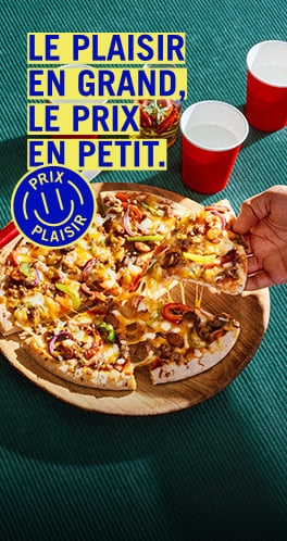 D&eacute;couvrez les pizzas