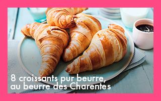 Nos 8 croissants pur beurre