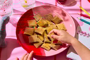 Mini-cr&ecirc;pes fourr&eacute;es &agrave; la p&acirc;te &agrave; tartiner