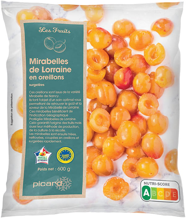 mirabelles en oreillons