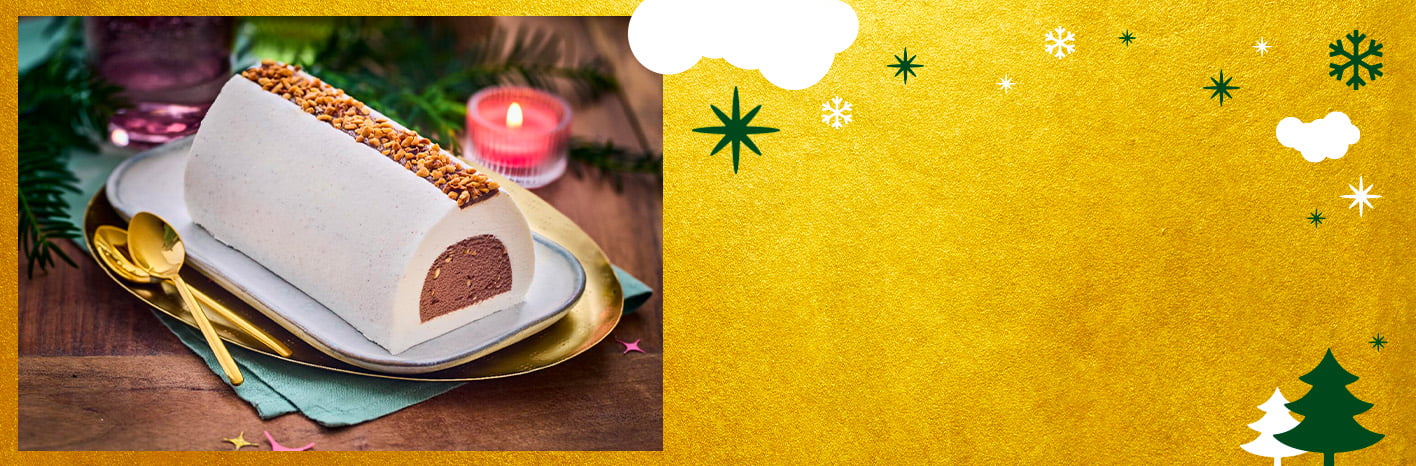 La bûche glacée petits prix à 7,99€