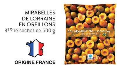 mirabelles en oreillons