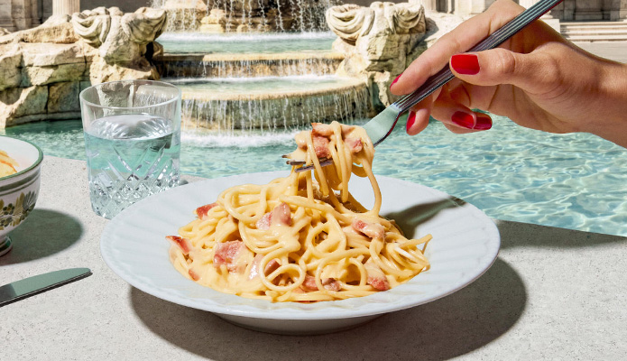 Plat Roma Amor : Spaghetti Carbonara