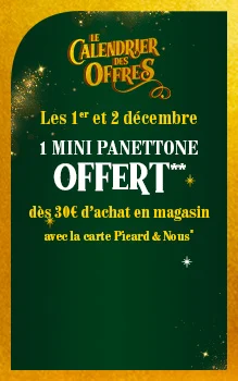 panetonne offert les 1 er et 2 décembre
