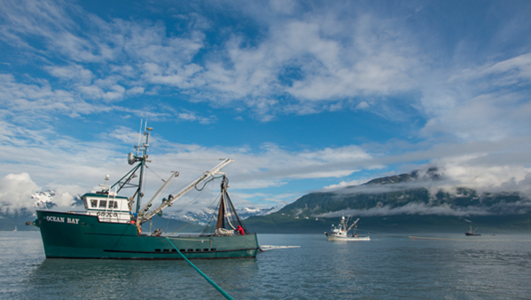 bateau de pêche en alaska