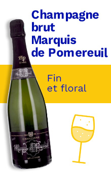 Champagne brut, marquis de pomereuil