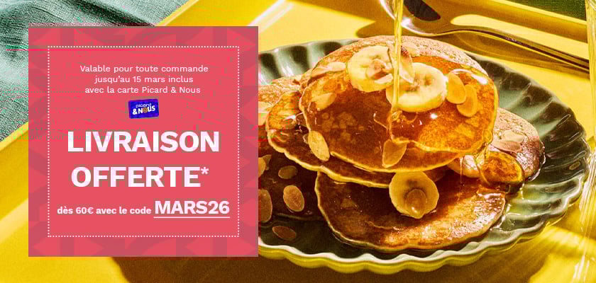 Livraison offerte d&egrave;s 60&euro; d'achat 