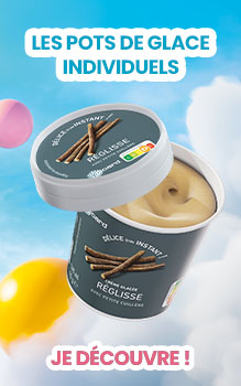 pots de glaces individuels