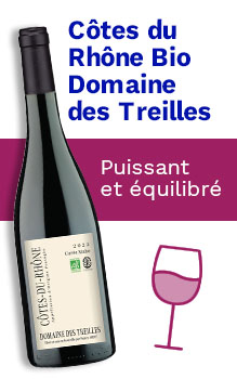 Côtes du rhône bio domaine des treilles
