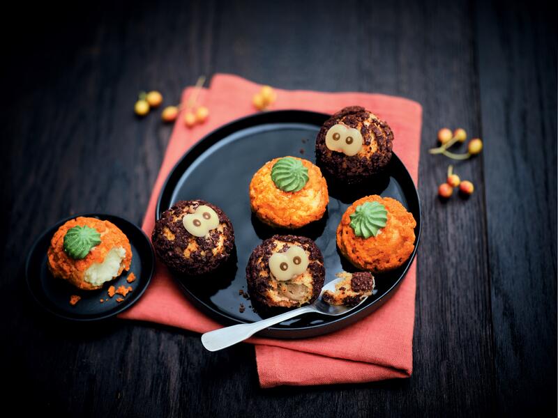 choux montrueux à la vanille et au chocolat 