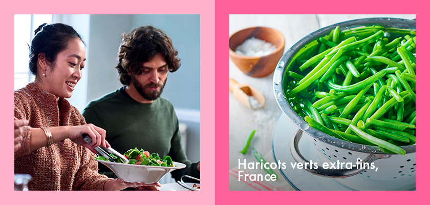 Nos haricots verts extra-fins
