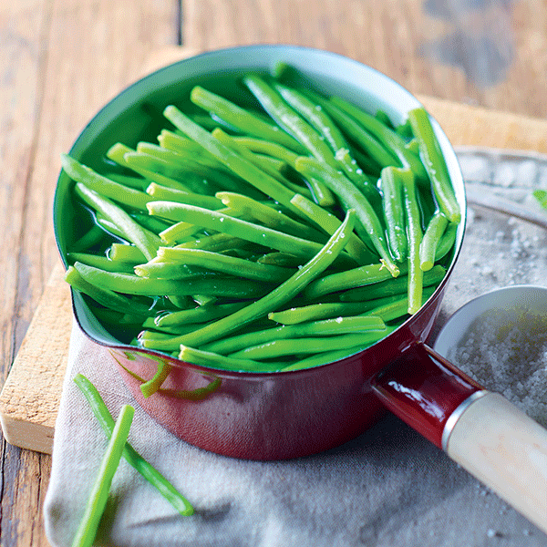 cuisson haricots verts à la casserole