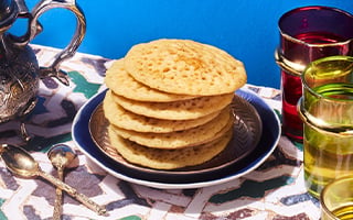 Les cr&ecirc;pes baghrir 