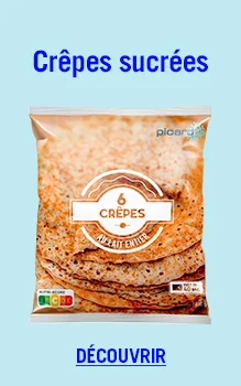 6 cr&ecirc;pes au lait entier