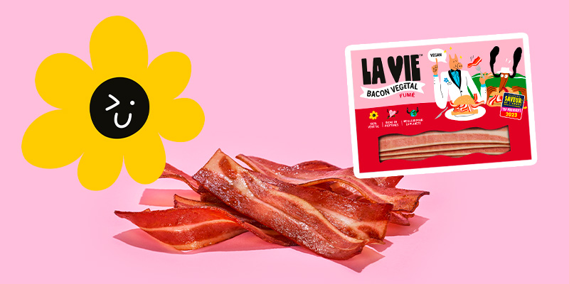D&eacute;couvrez Le bacon v&eacute;g&eacute;tal LA VIE&trade; 