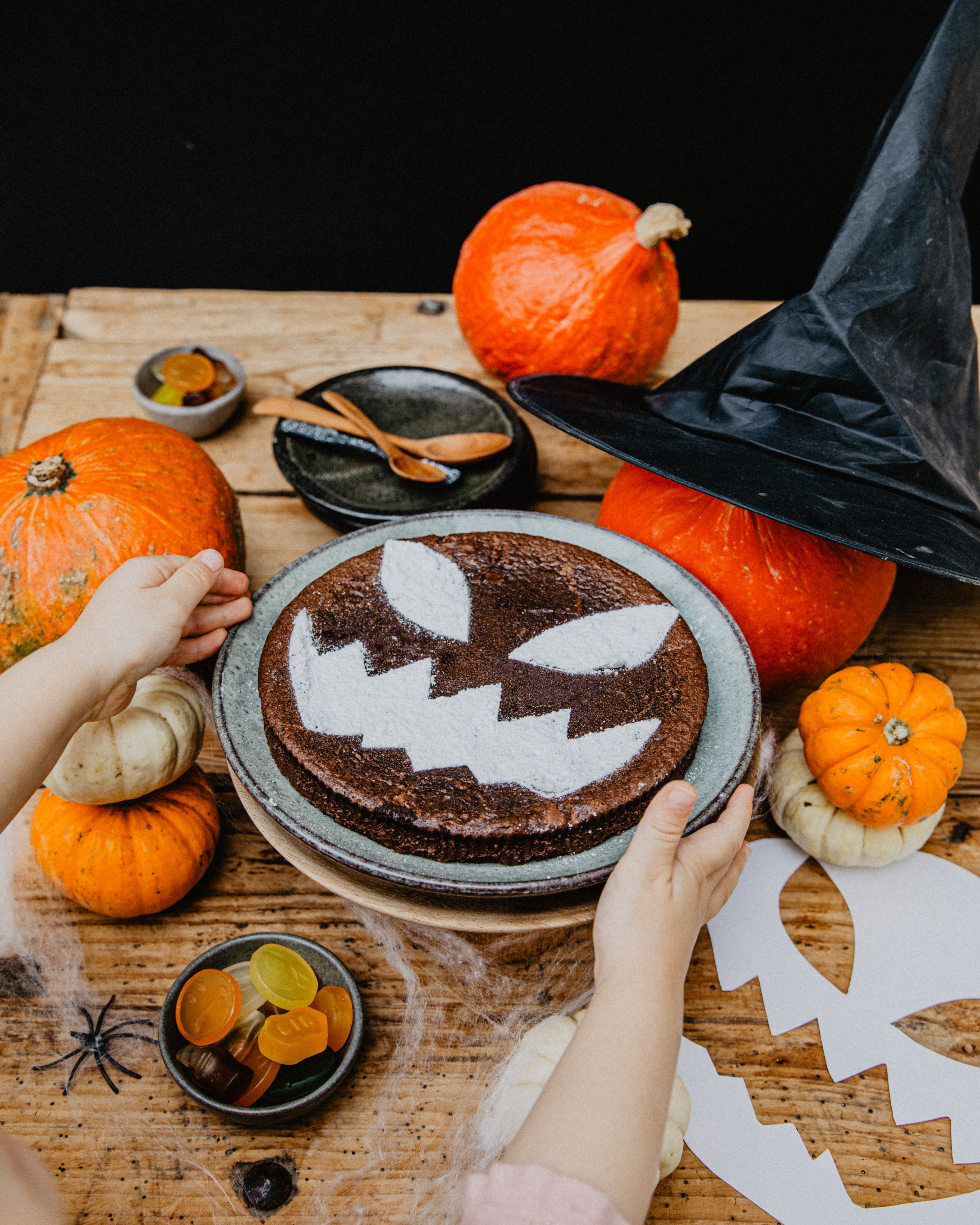 gateau chocolat halloween