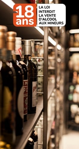 La loi interdit la vente d'alcool aux mineurs