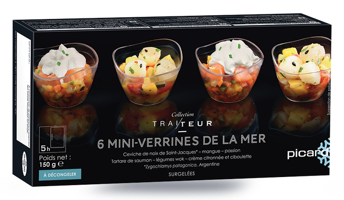 6 verrines de la mer