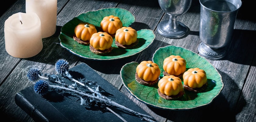 Les citrouilles pour un ap&eacute;ritif halloweenesque 