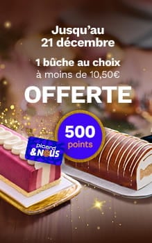 1 b&ucirc;che au choix &agrave; moins de 10,50&euro; offerte