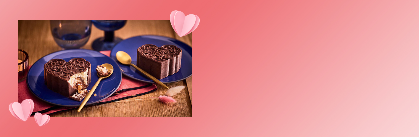 J'ai 2 amours : toi et ce coeur au chocolat