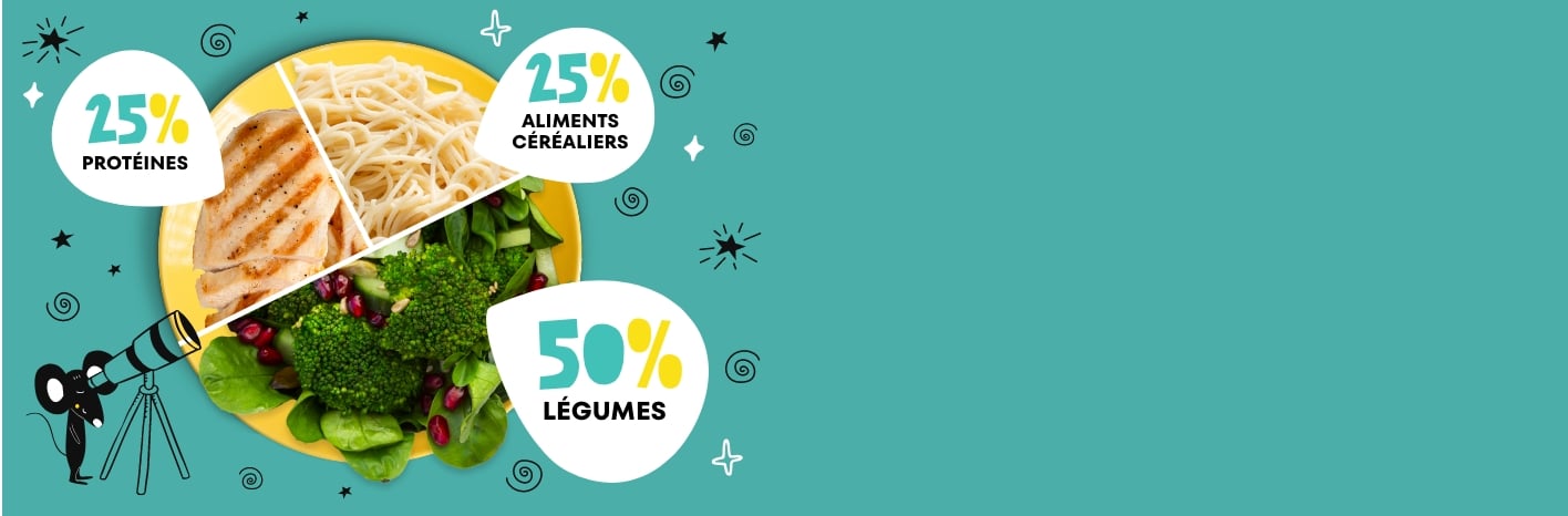 Composer une assiette équilibrée pour un enfant 