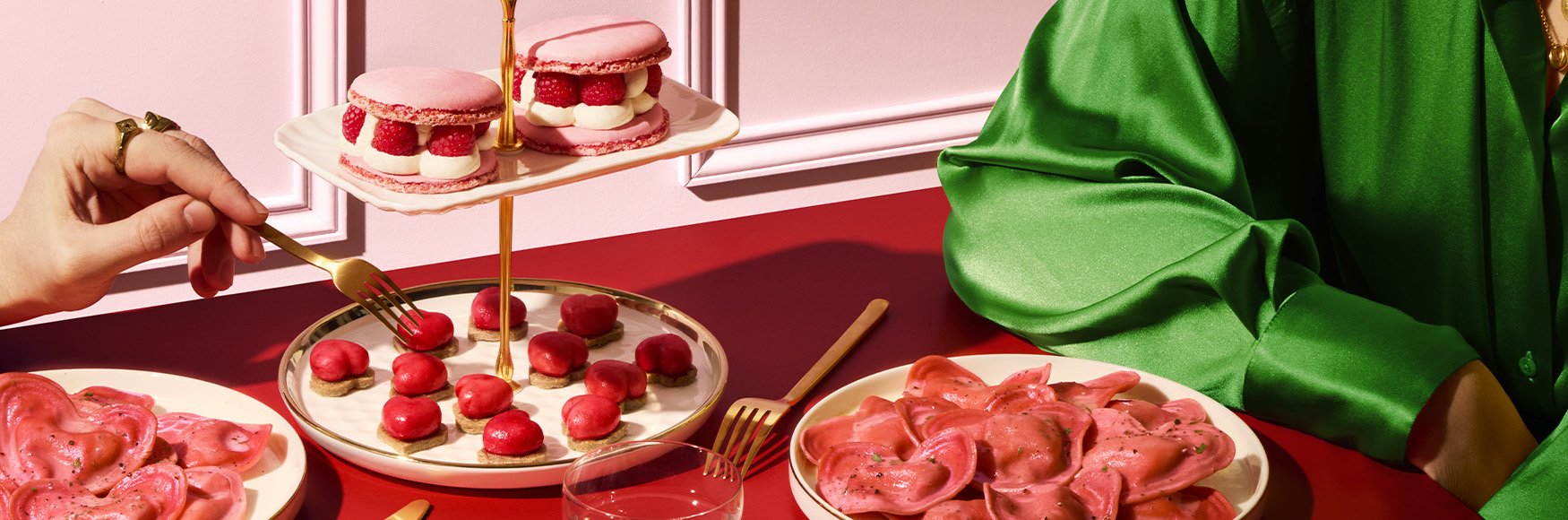 Le menu duo Saint- Valentin  &agrave; moins de 10&euro; par personne*