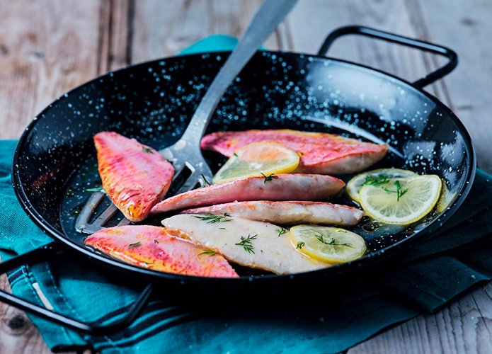 Filets de rouget-barbet Pêche française