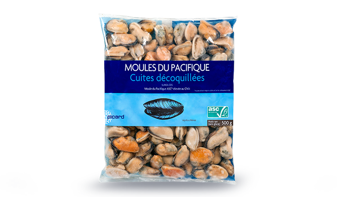 Moules du Pacifique ASC