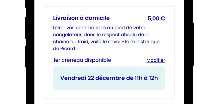 Livraison à domicile