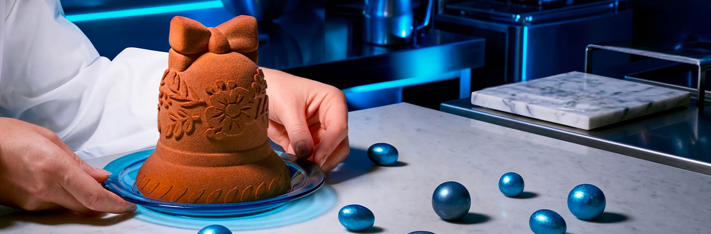 Oeuf p&acirc;tissier gourmand &agrave; la mousse au chocolat noir