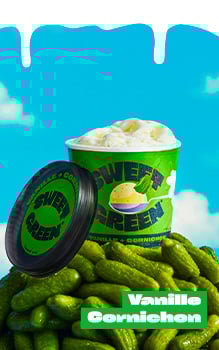 Glace Joyca vanille cornichon 